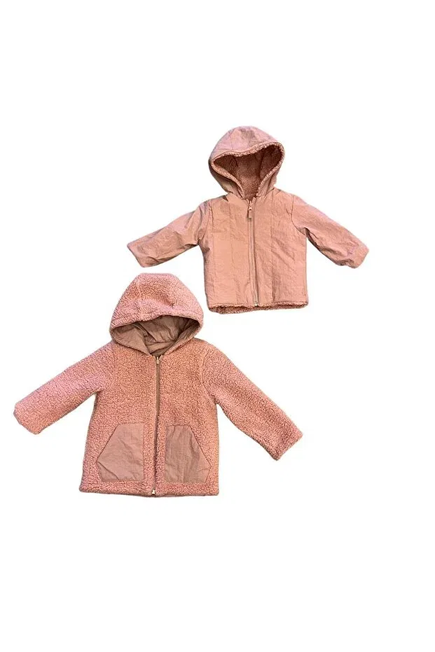 Детское пальто для девочек на молнии Verscon, Rose Dry