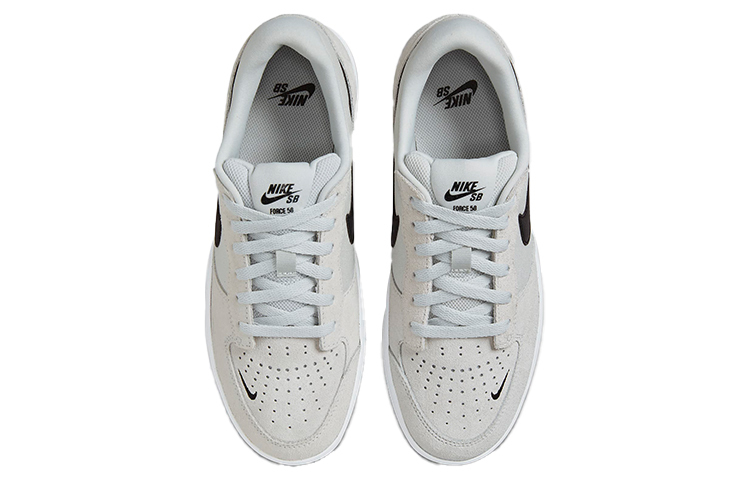 Кроссовки Nike SB Force 58, светло-серый/черный — фото 4