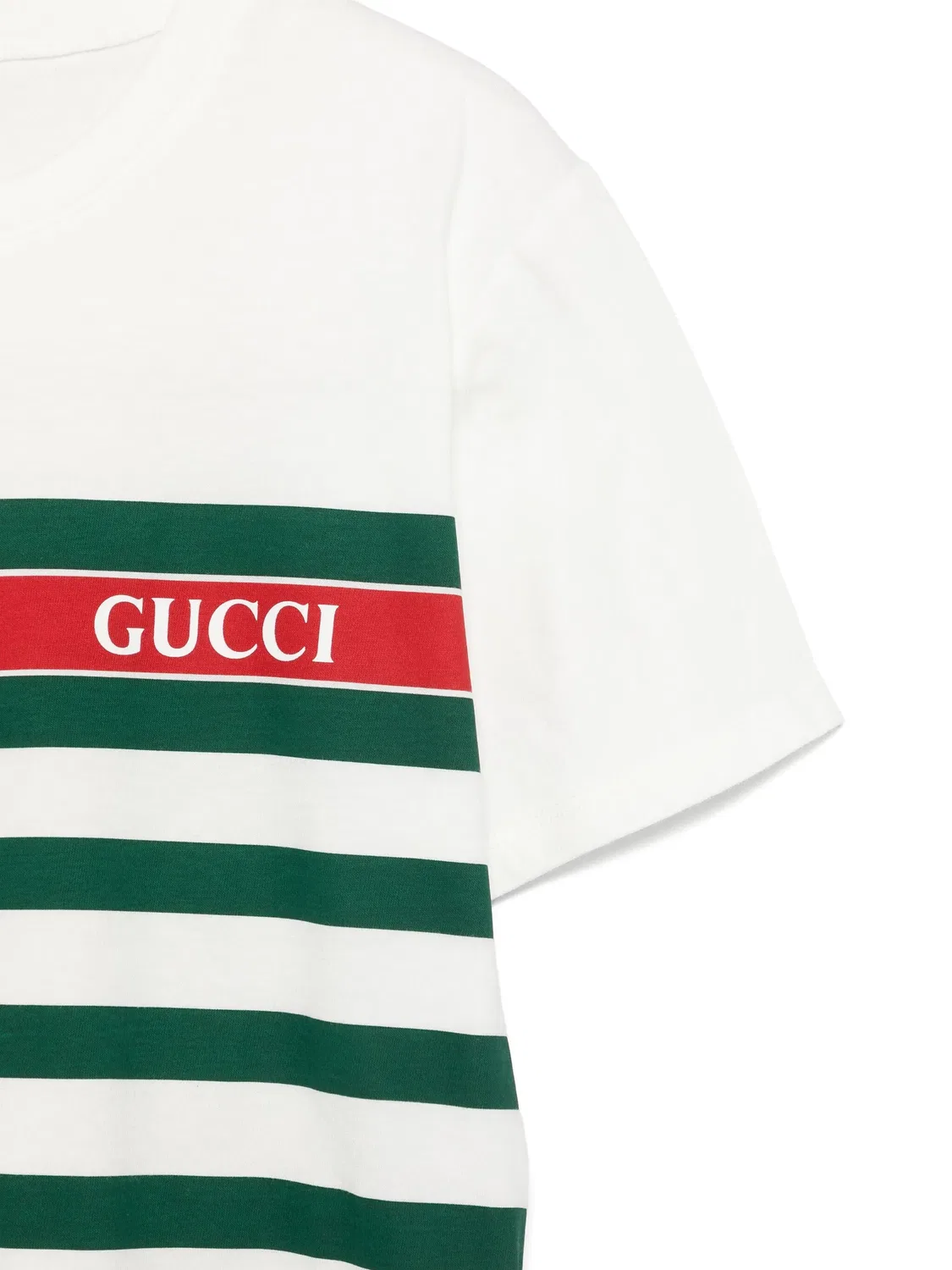 Футболка с отделкой Web Gucci Kids — фото 3