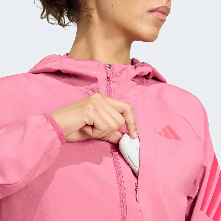 Спортивная куртка ADIDAS PERFORMANCE розового и светло-розового цвета — фото 3