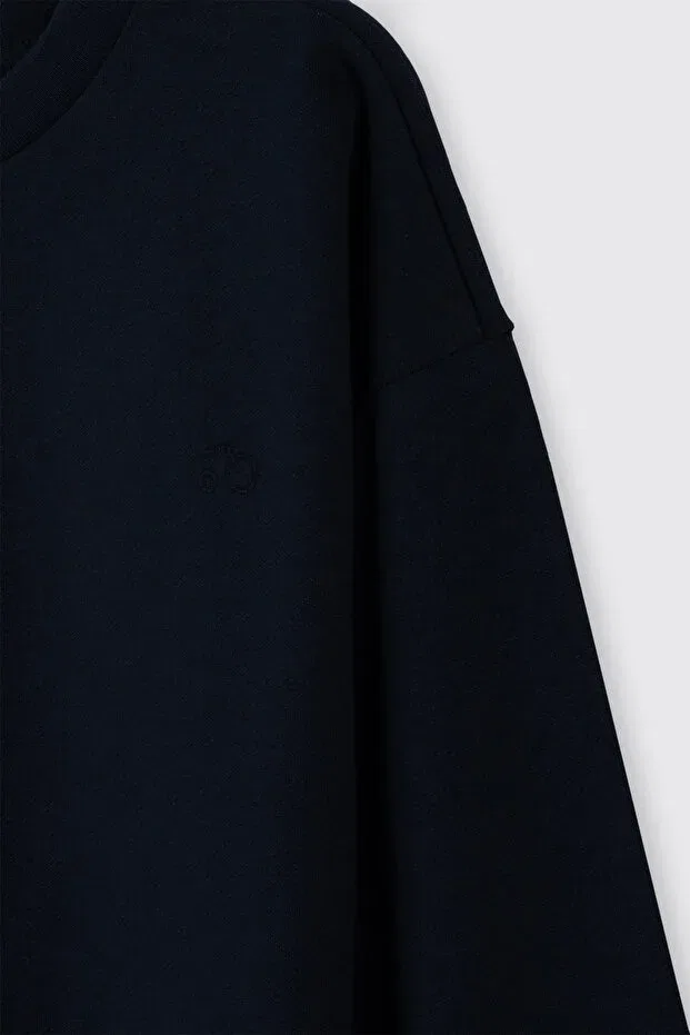Детская толстовка для девочек с длинным рукавом Panço, Dark Blue — фото 2