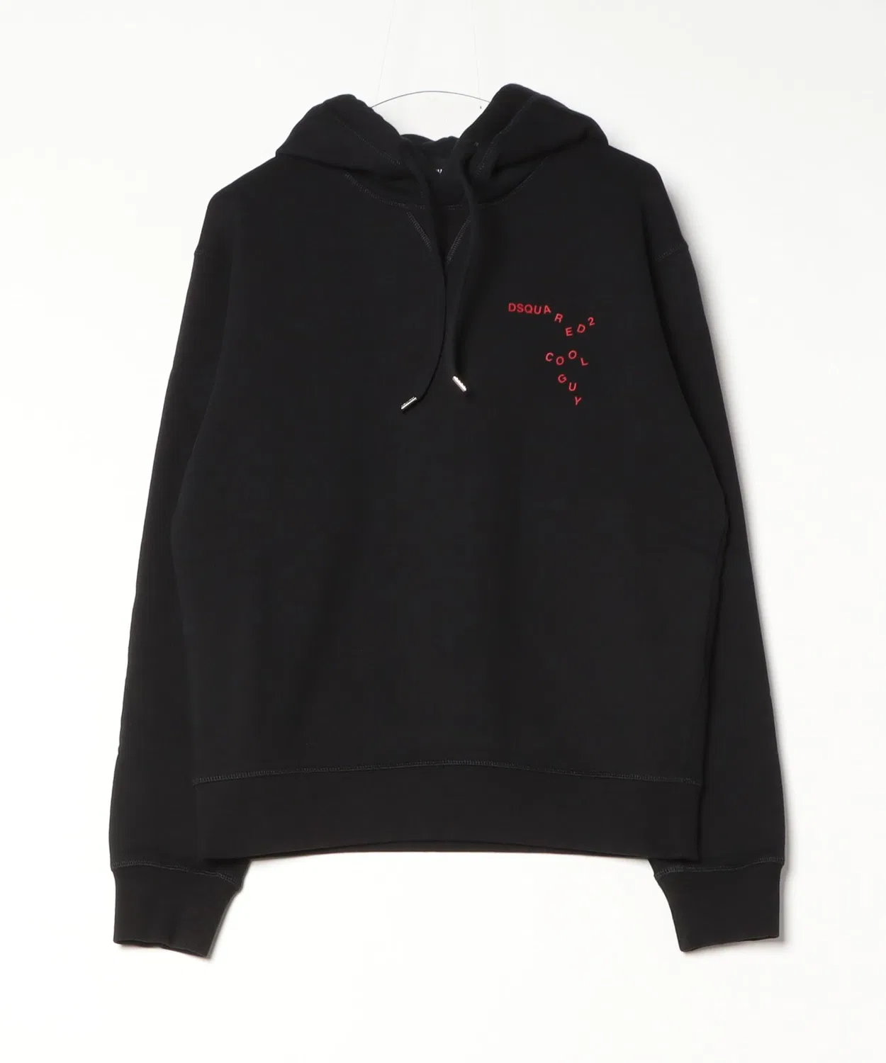 Мужское худи с принтом Cool Fit Hoodie Wash DSQUARED2, Black