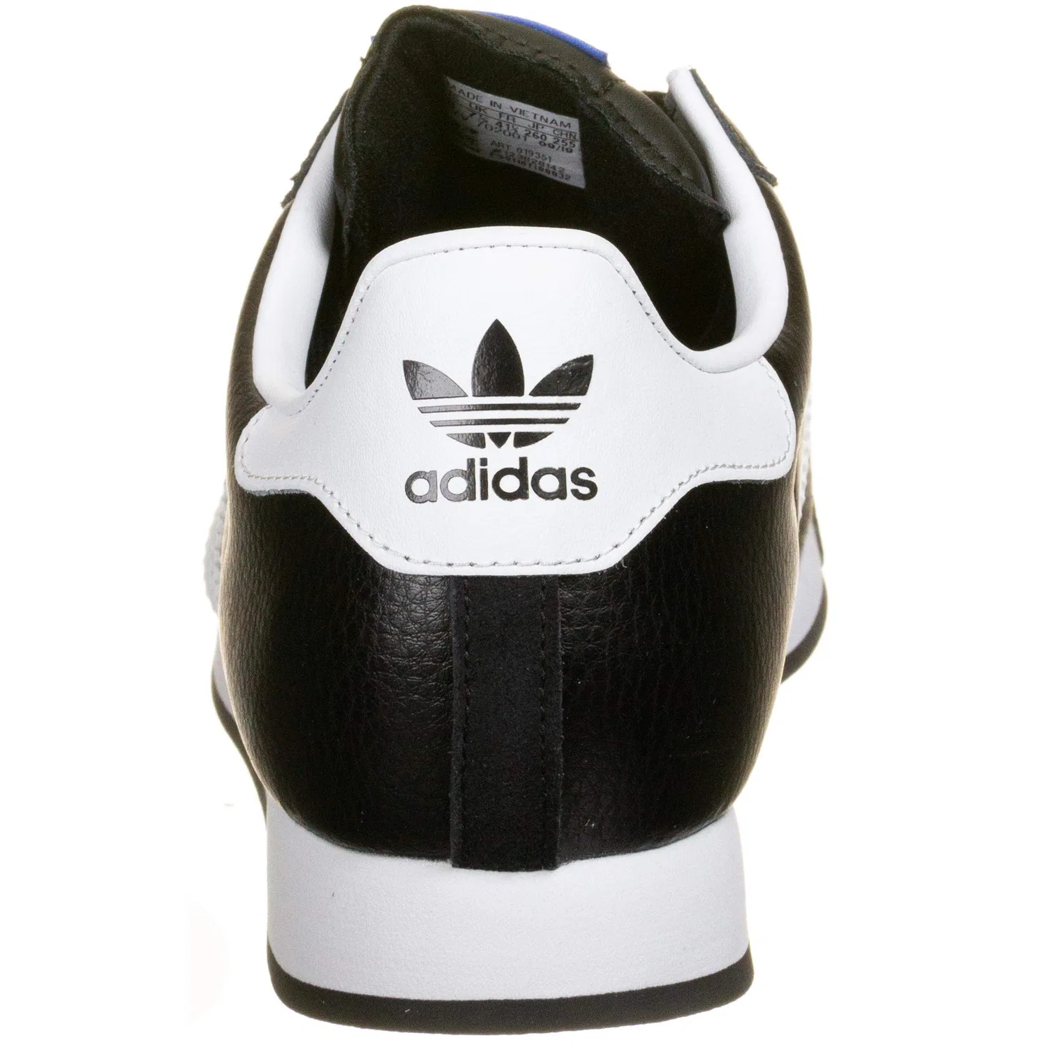 Детские кроссовки для мальчиков с кожаным верхом Samoa Adidas Originals, Black Core Black Footwear White Gold — фото 3