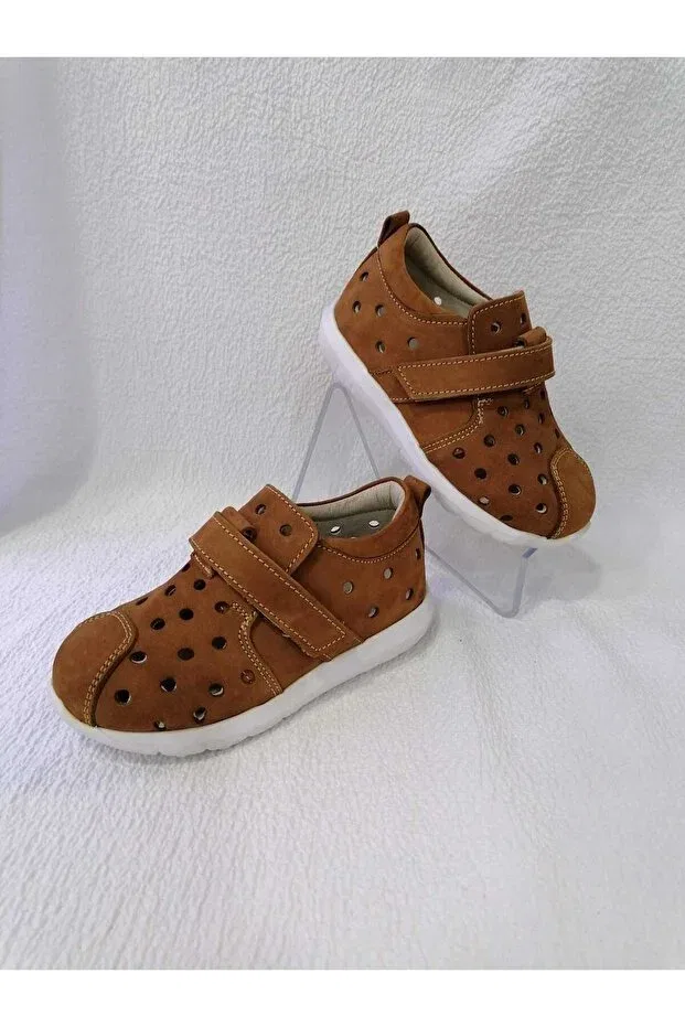 Детские туфли для девочек на плоской подошве Özgür Kids, Taba
