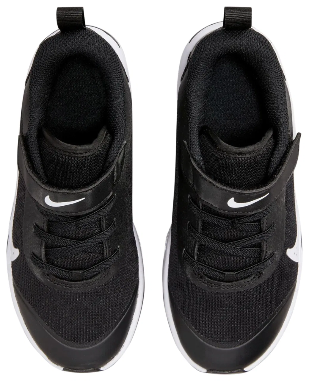 Детские кроссовки для мальчиков с дышащей сеткой Omni Nike, Black/White — фото 4