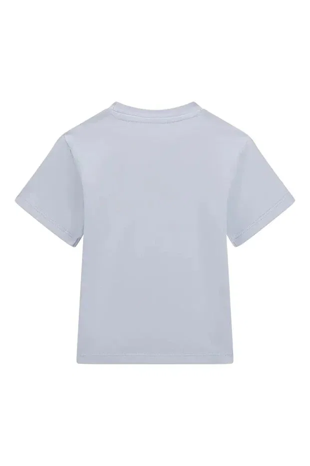 Детская футболка для девочек с принтом Ss t-shirt Guess, Blue — фото 2