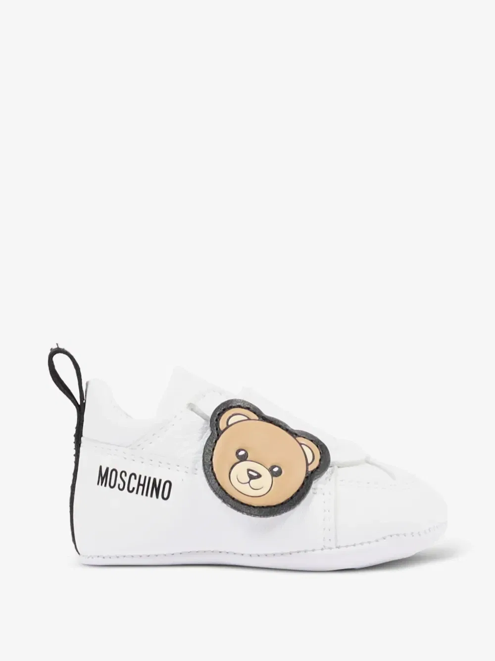 Кроссовки на липучках «Медвежонок» Moschino Kids, белый — фото 2