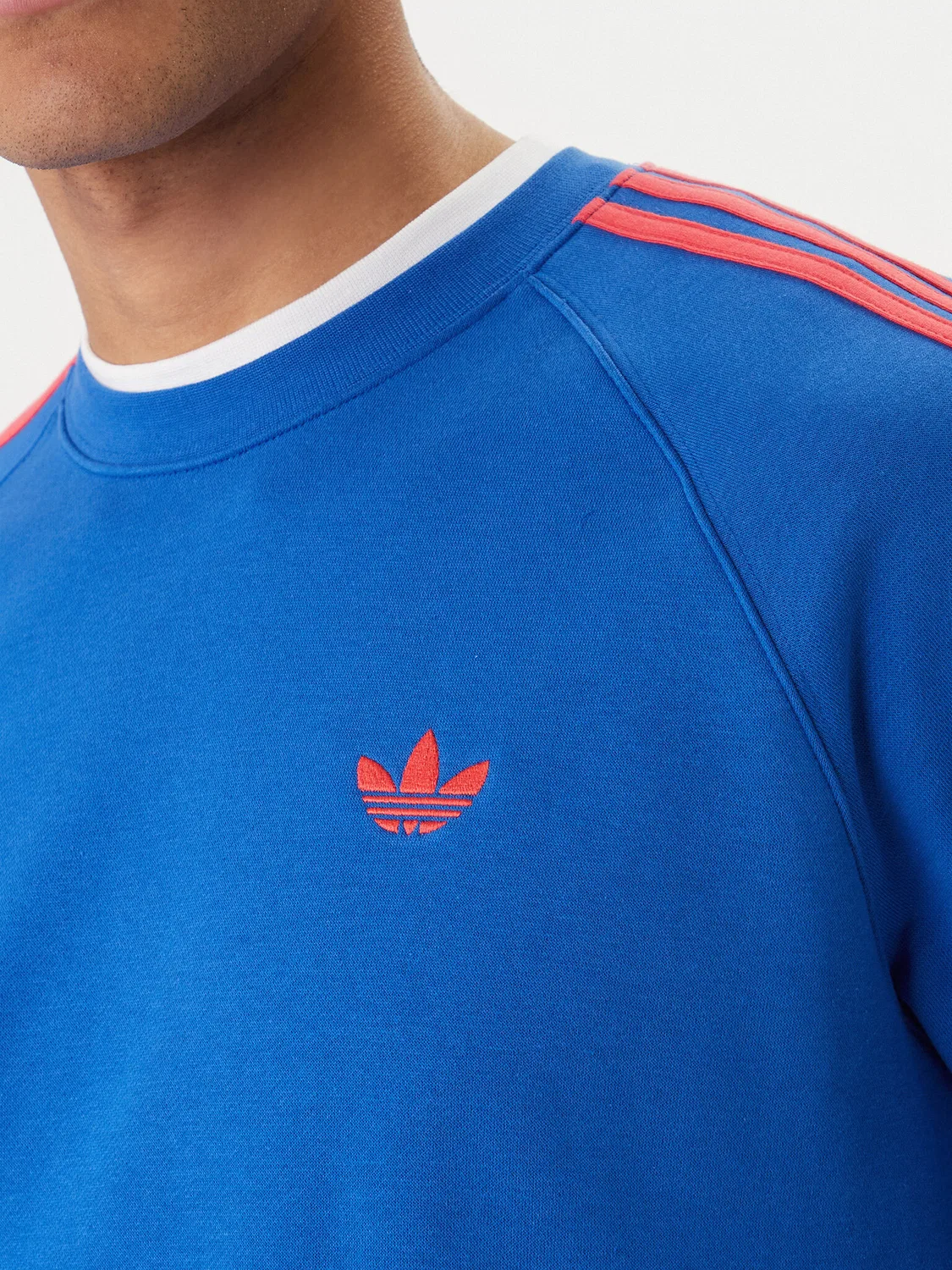 Мужская толстовка стандартного кроя Adidas, синий — фото 4