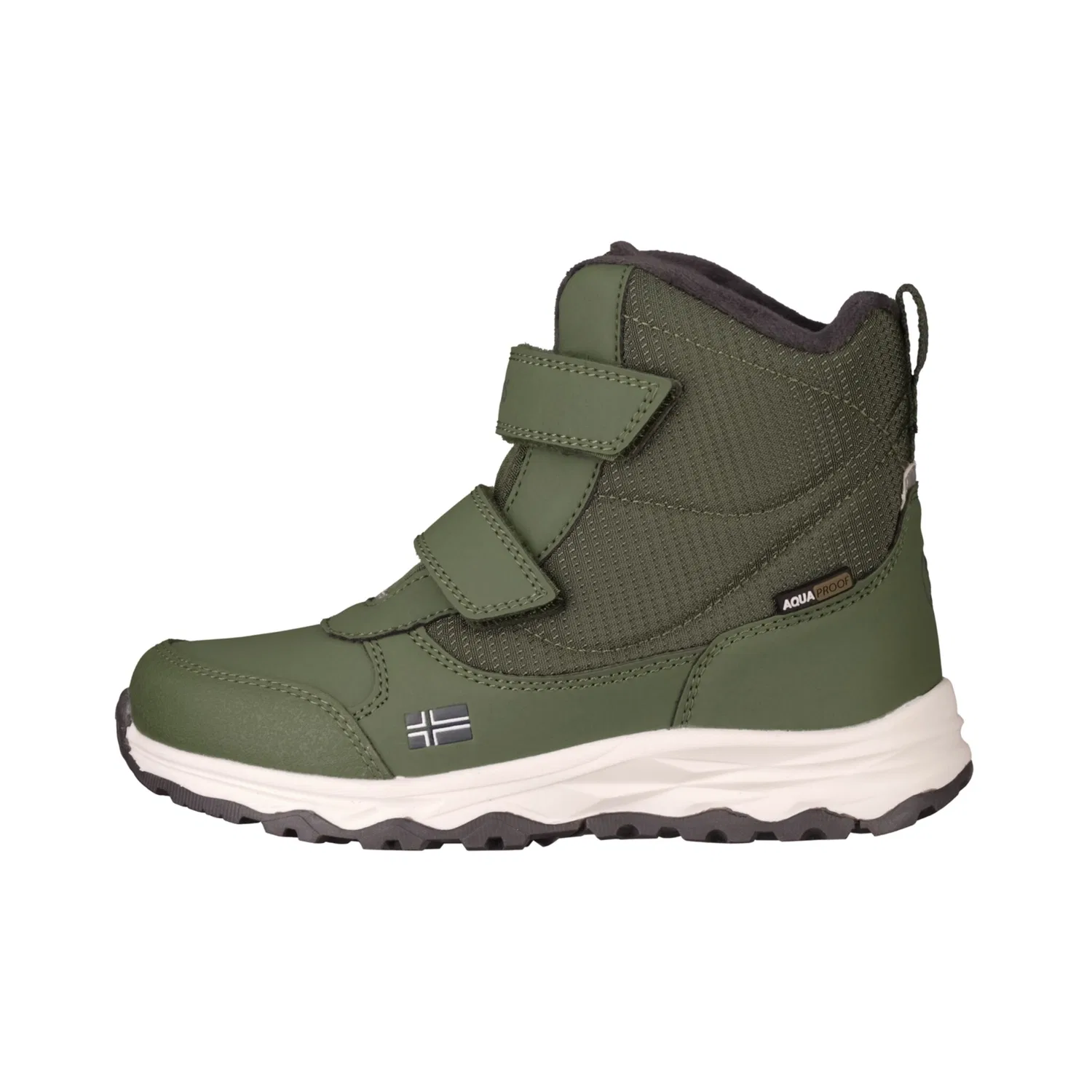 Детские зимние ботинки снегозащитные KIDS HAFJELL WINTER BOOTS TROLLKIDS, Moss