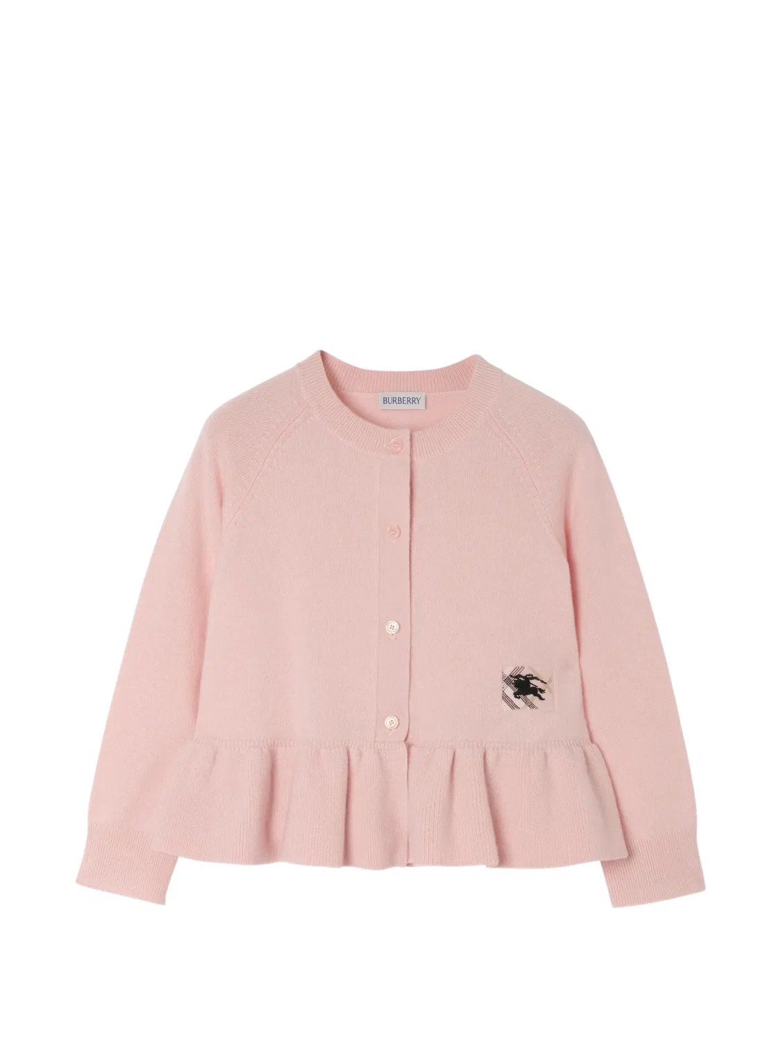 Burberry Кардиган розовый с логотипом