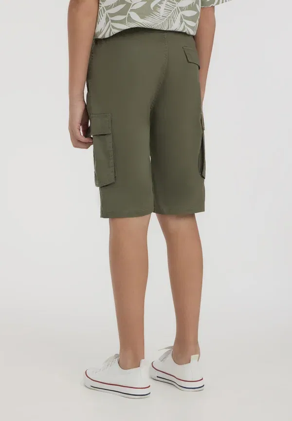 Брюки с утяжкой, хлопок, cargo trousers, Terranova, salvia, шалфейный — фото 3