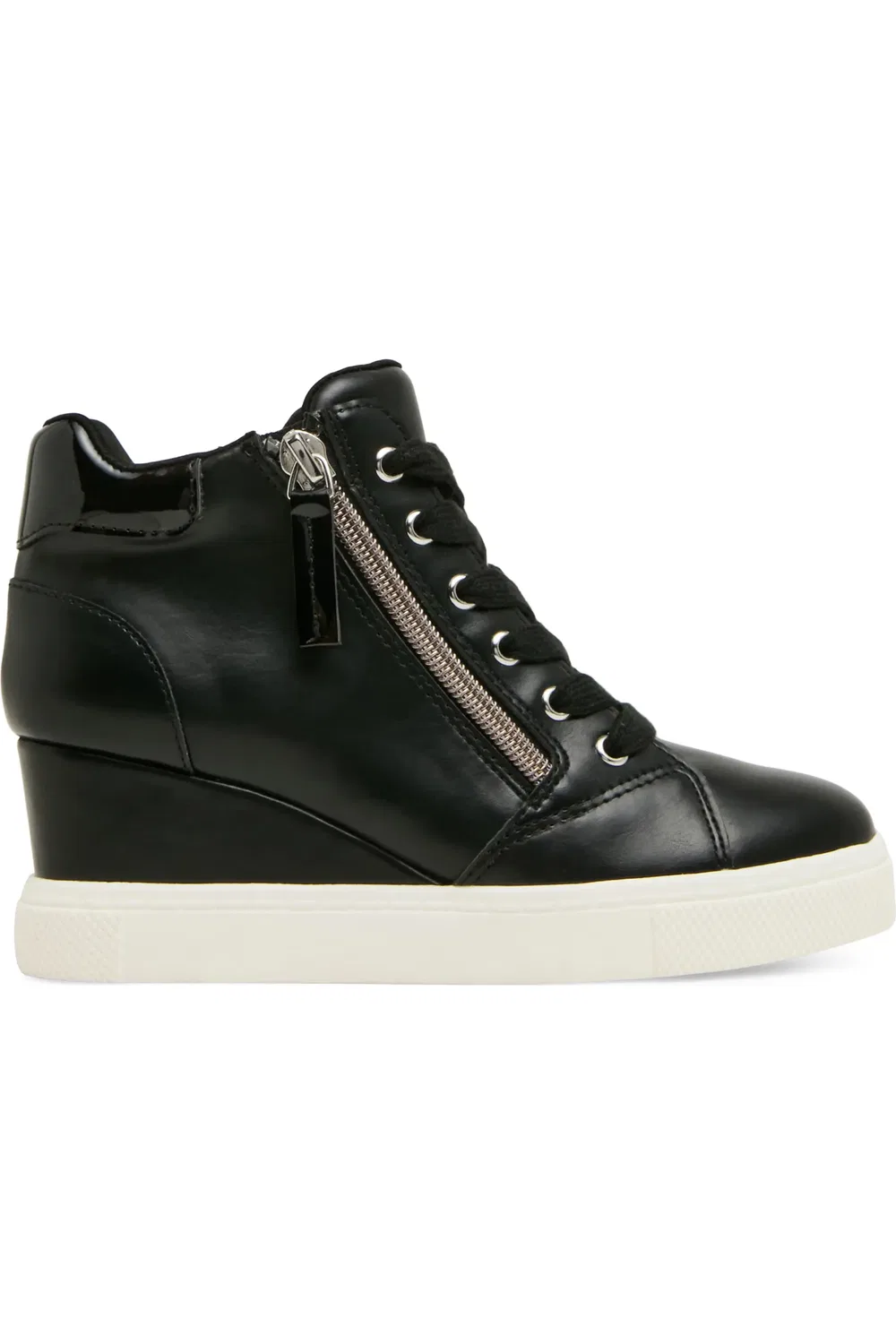 Детские кроссовки на скрытой платформе Jatomic Wedge Steve Madden, черный — фото 2