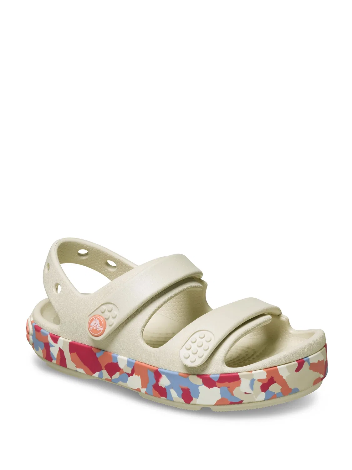 Сандалии Crocband Cruiser Glow Confetti Crocs, кремовый — фото 2
