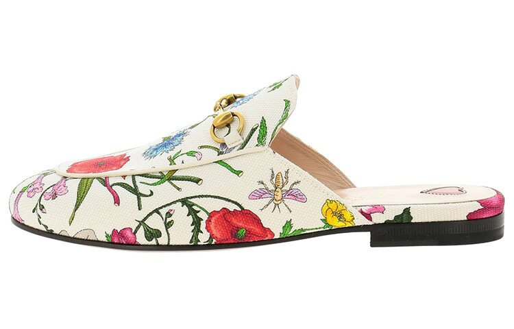 Шлепанцы женские Gucci Princetown, белый