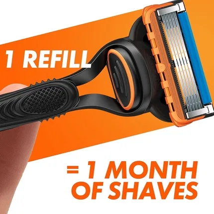 Сменные картриджи для бритвы Gillette Fusion5, 4 шт.