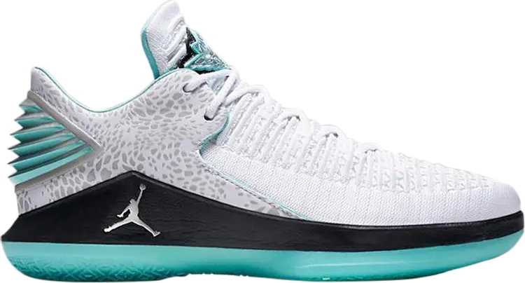 

Кроссовки Air Jordan 32 Low Guo Ailun PE, бирюзовый, Зеленый, Кроссовки Air Jordan 32 Low Guo Ailun PE, бирюзовый