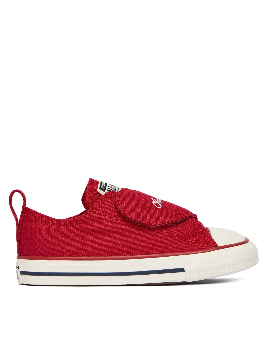 Тканевые кроссовки для девочки Chuck Taylor All Star One Strap Hearts Converse, красный