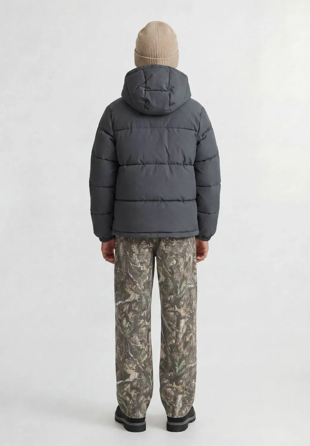 Пуховая куртка Jcospeed SN JNR - зимняя куртка Jack & Jones Junior, Turbulence — фото 3
