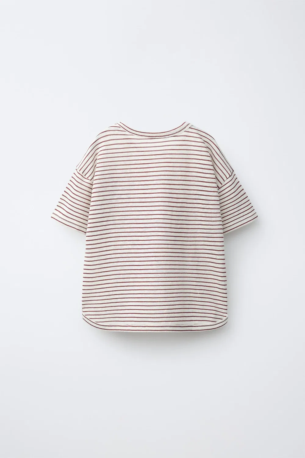 Футболка с вышитыми полосками Микки Маус Disney ZARA, Ecru — фото 2