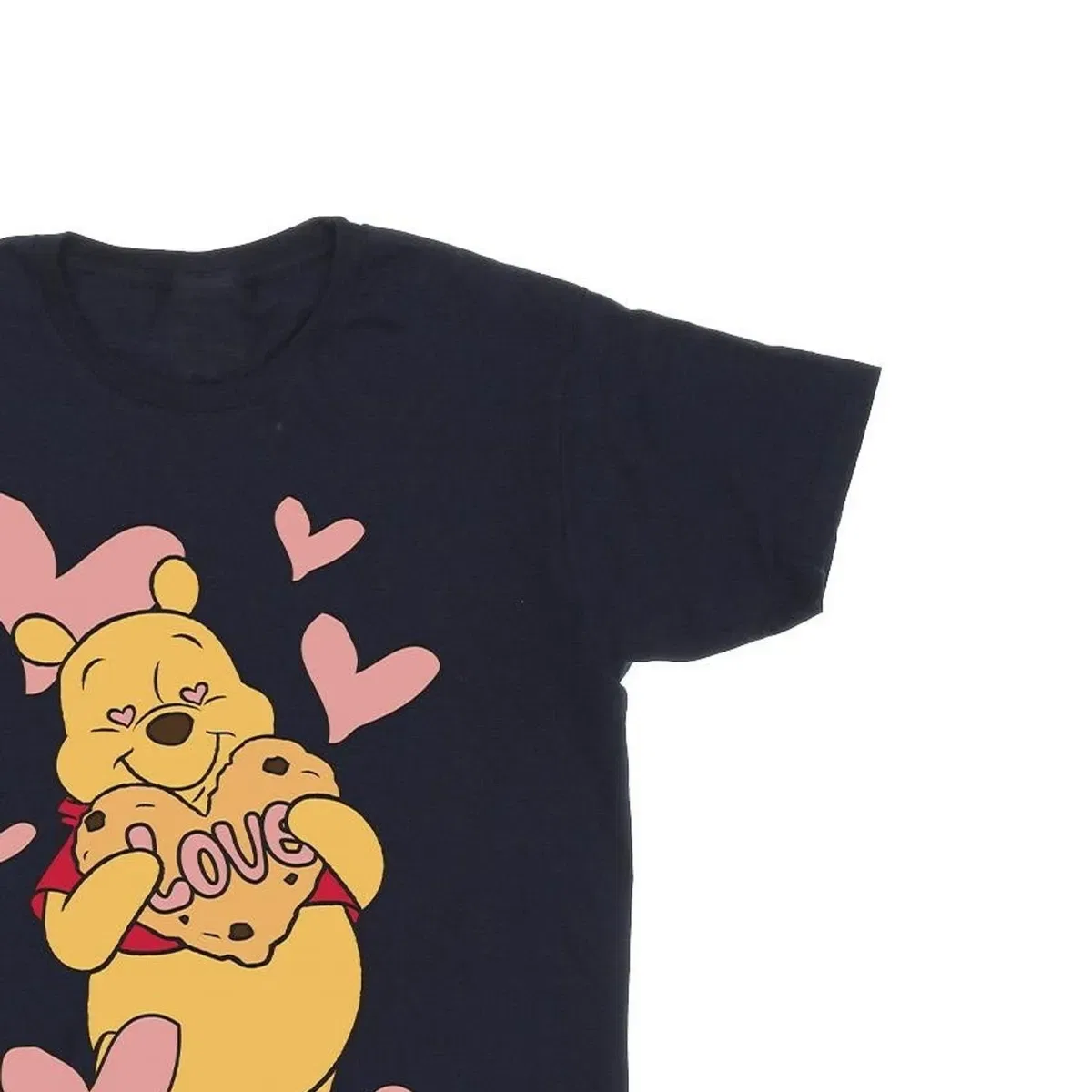 Хлопковая футболка с принтом Love Heart Cookie Winnie The Pooh, Navy — фото 2