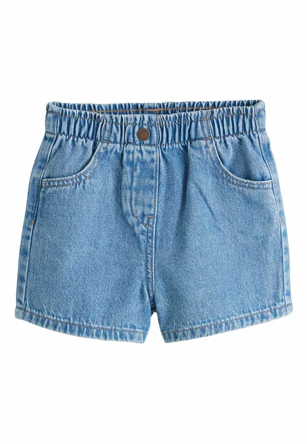Шорты джинсовые Regular fit - pull on 2 pack Next, mid blue, dark blue denim, темно-синий — фото 3