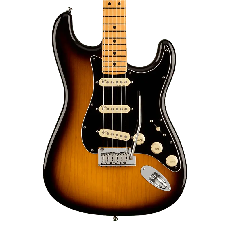 

Fender American Ultra Luxe Stratocaster - кленовый гриф, 2 цвета Sunburst