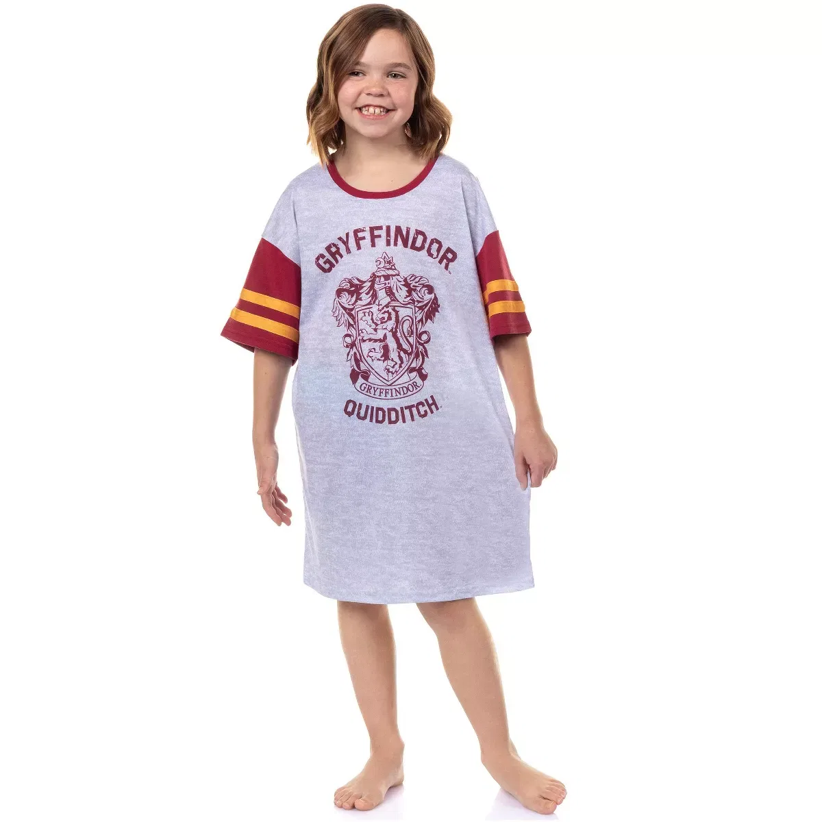 Детская ночная рубашка для девочек с принтом House Crest Harry Potter INTIMO, Red