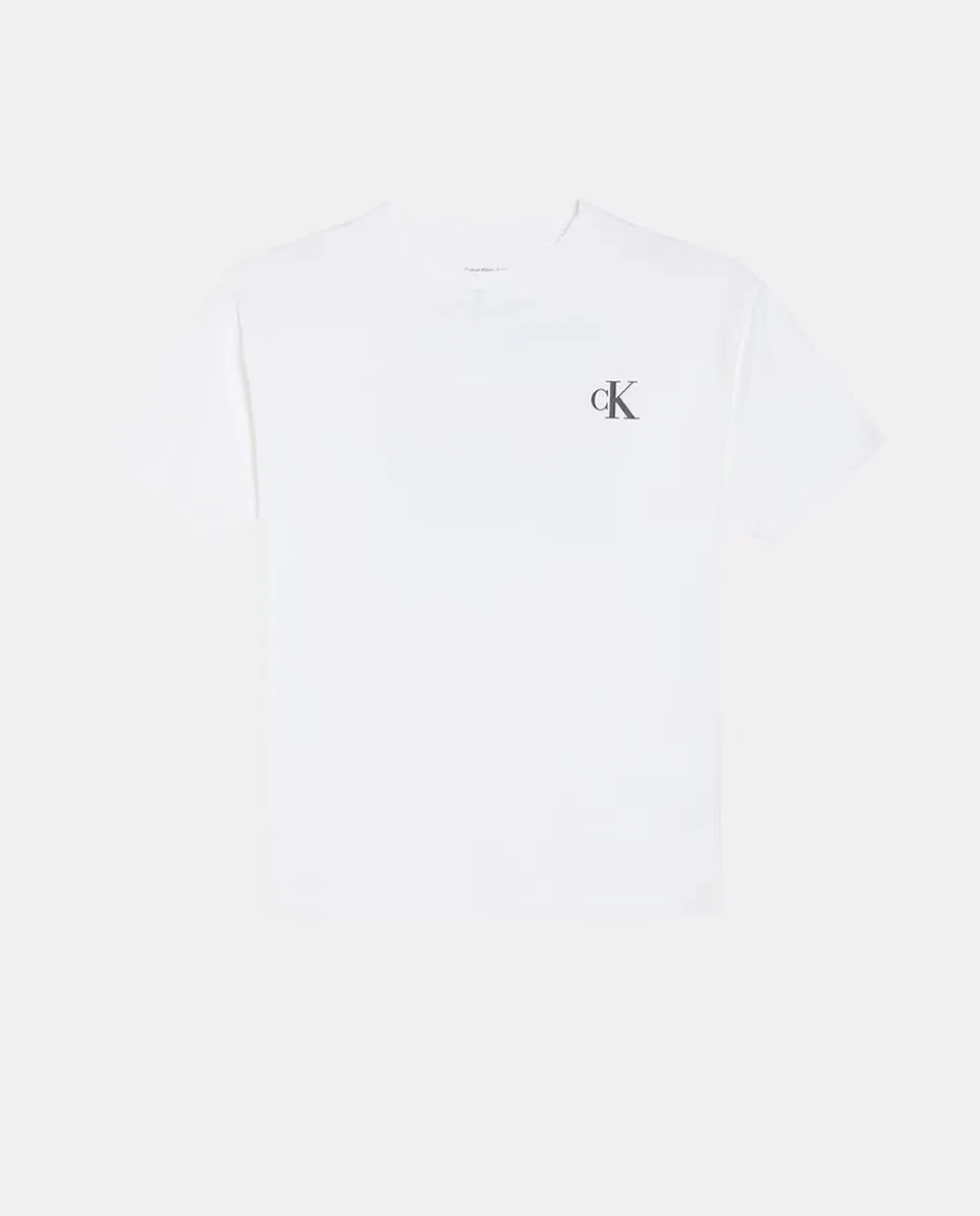 Детская футболка, Fit Relaxed, Calvin Klein, белый