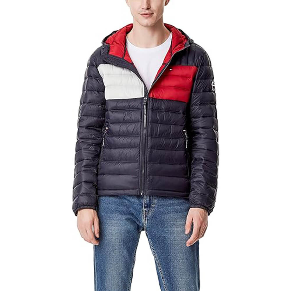 

Куртка-пуховик Tommy Hilfiger Men's Water Resistant, темно-синий
