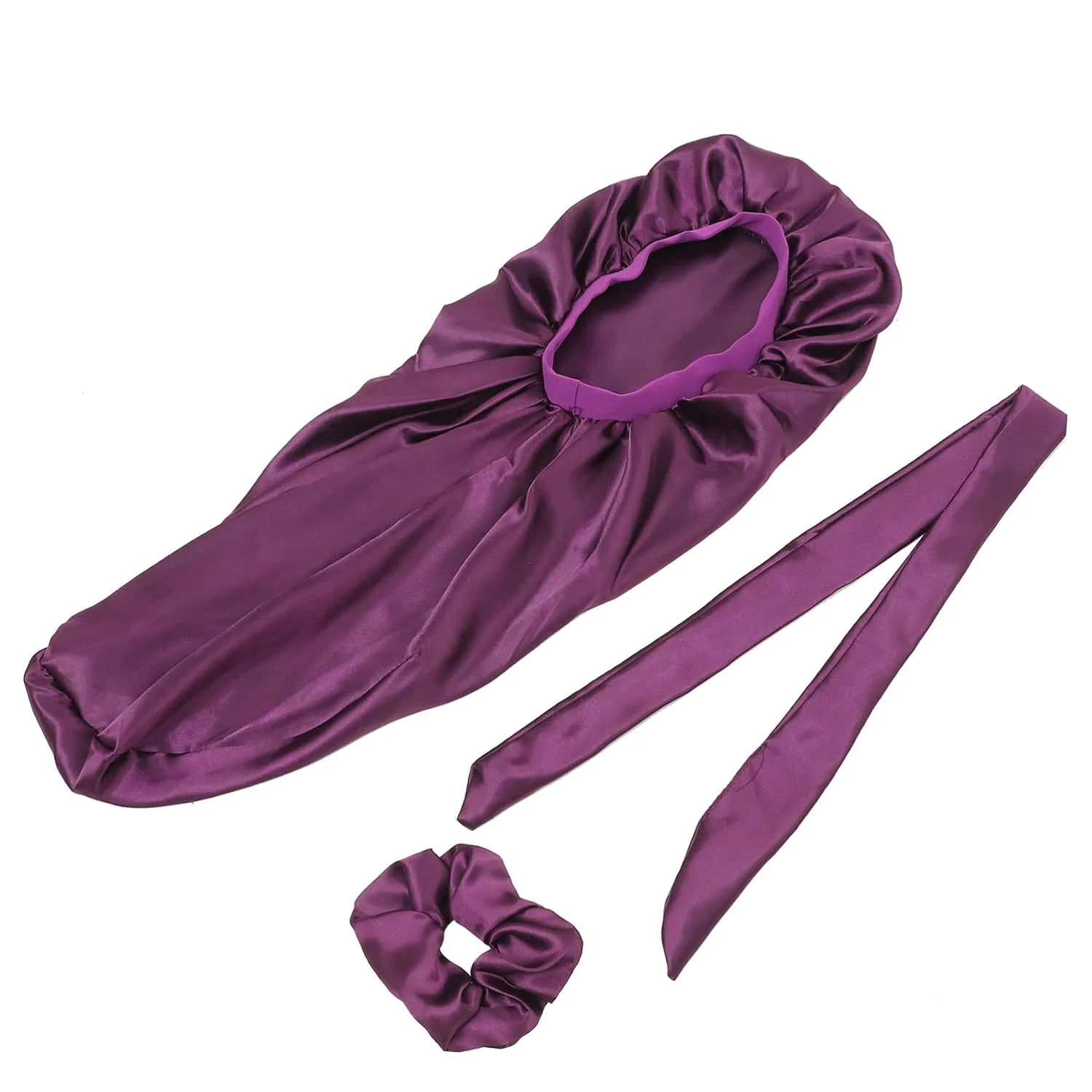 Шапочка для душа Satin, FOMIYES, 69x29x0.1 см, Лиловый