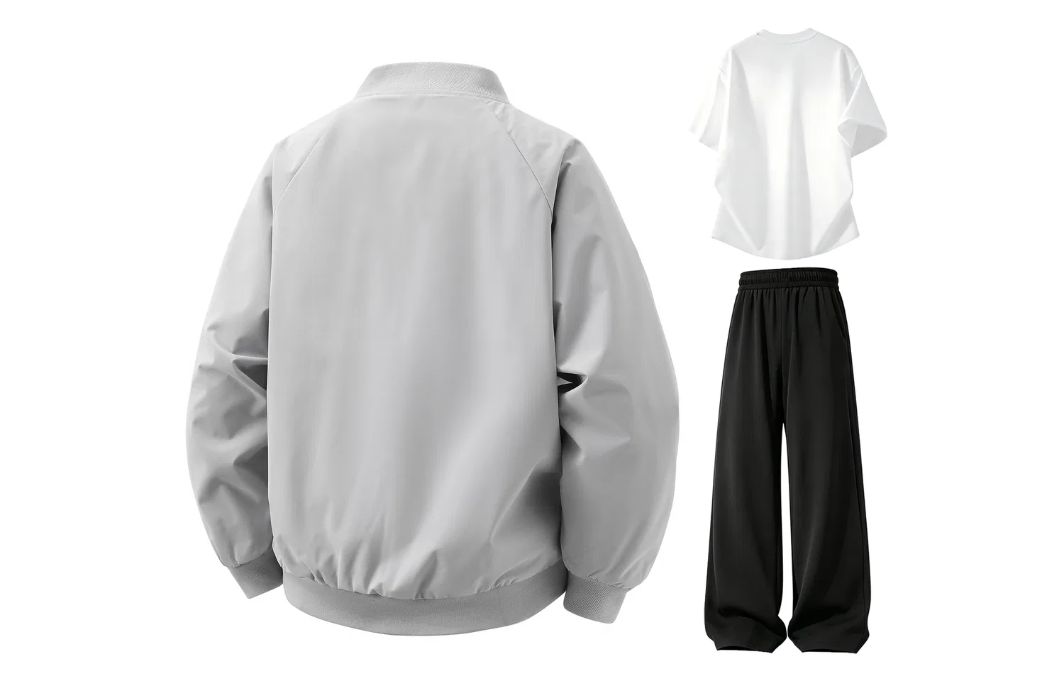 Детский спортивный комплект с бейсбольным воротником Army Green+White+Black WARRIOR — фото 4