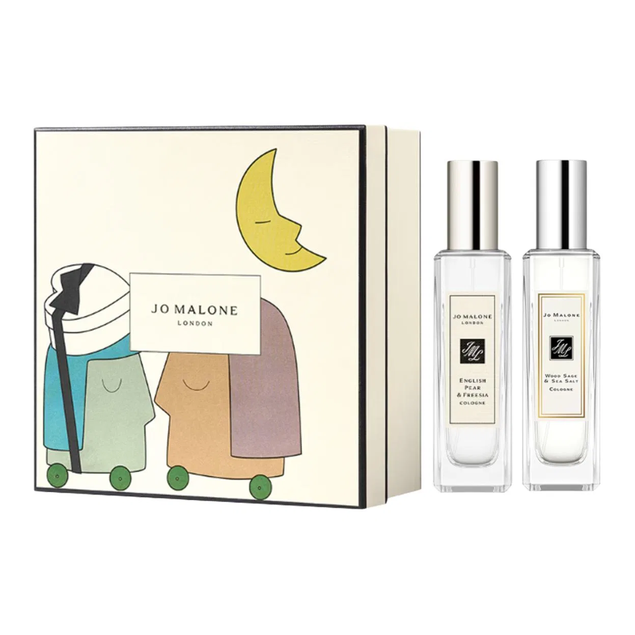 Набор парфюмерных наборов Jo Malone London, English Pear & Freesia и Sage & Maris Sal, 30 мл каждый, Jo Malone London, Black