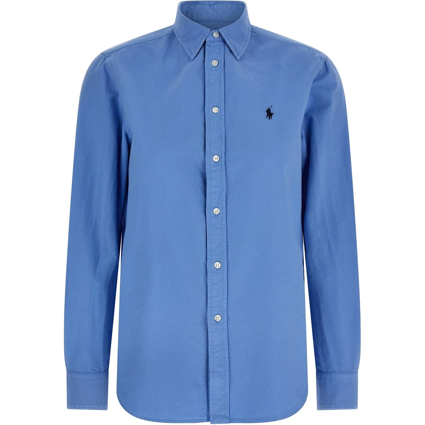 Женская рубашка с вышивкой Iconic Logo Polo Ralph Lauren, Dark Blue