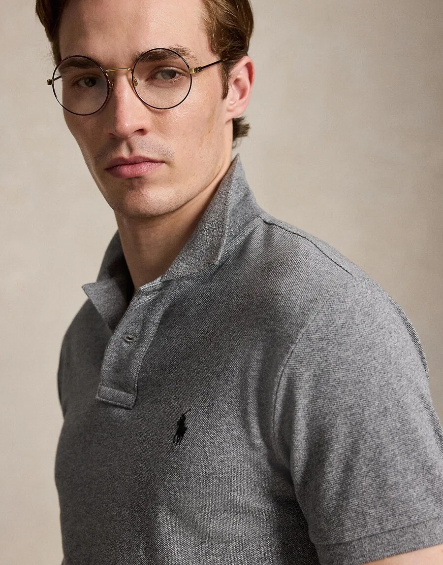 Рубашка Polo Ralph Lauren в серо-пятнистом цвете — фото 2
