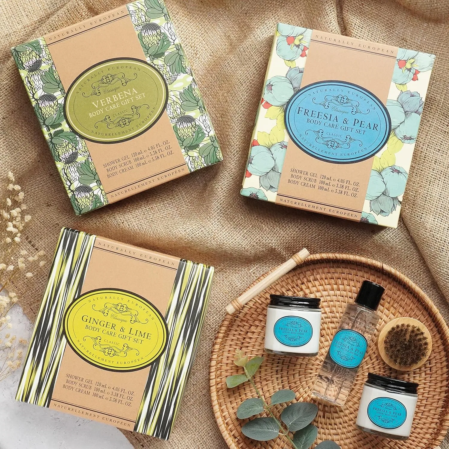 Набор для тела Gift Set, THE SOMERSET TOILETRY COMPANY LIMITED, Шампунь 120 мл, Скраб 100 мл, Крем 100 мл — фото 2