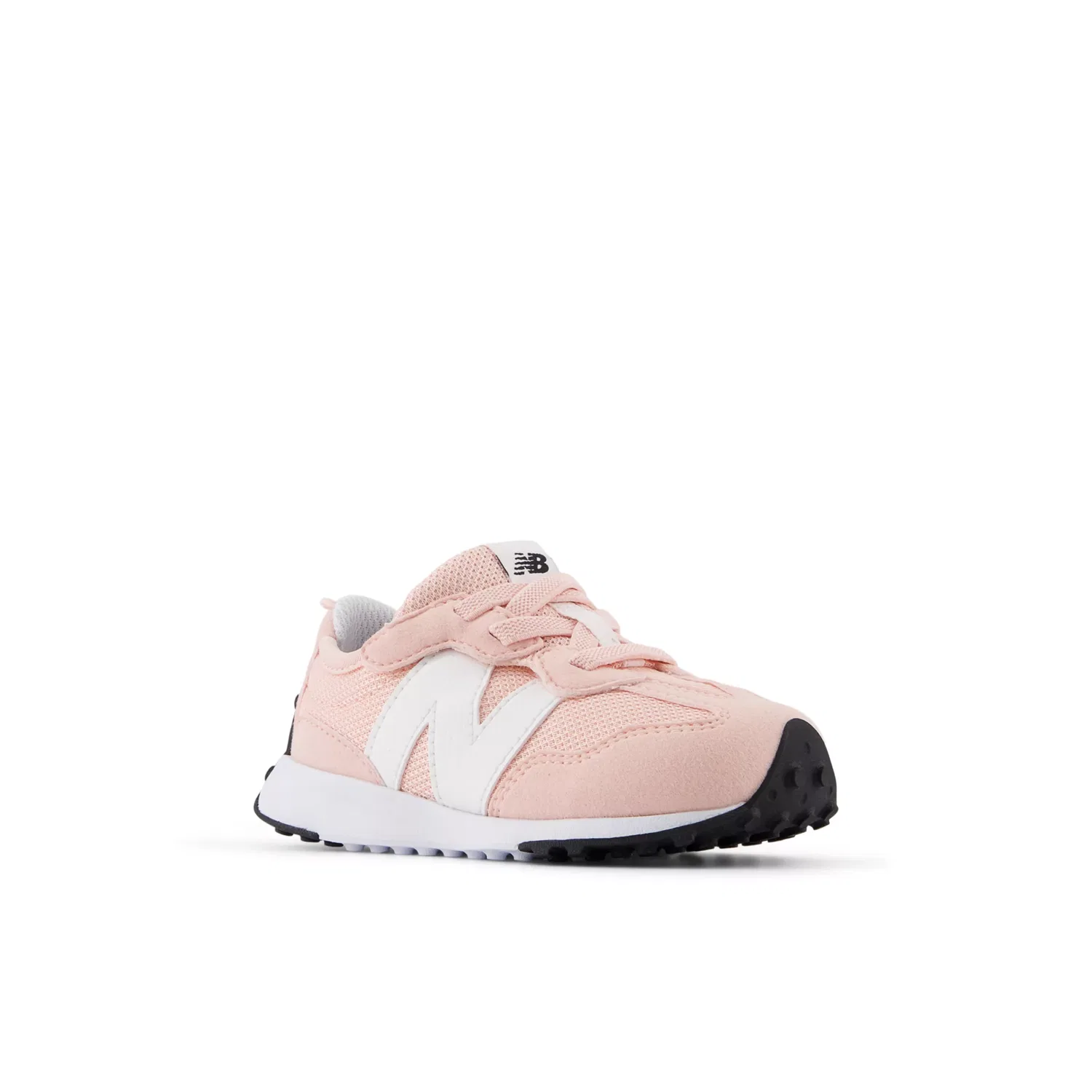 Детские кроссовки с застежкой-велкро 327 NEW-B New Balance, Pink Haze With White — фото 2