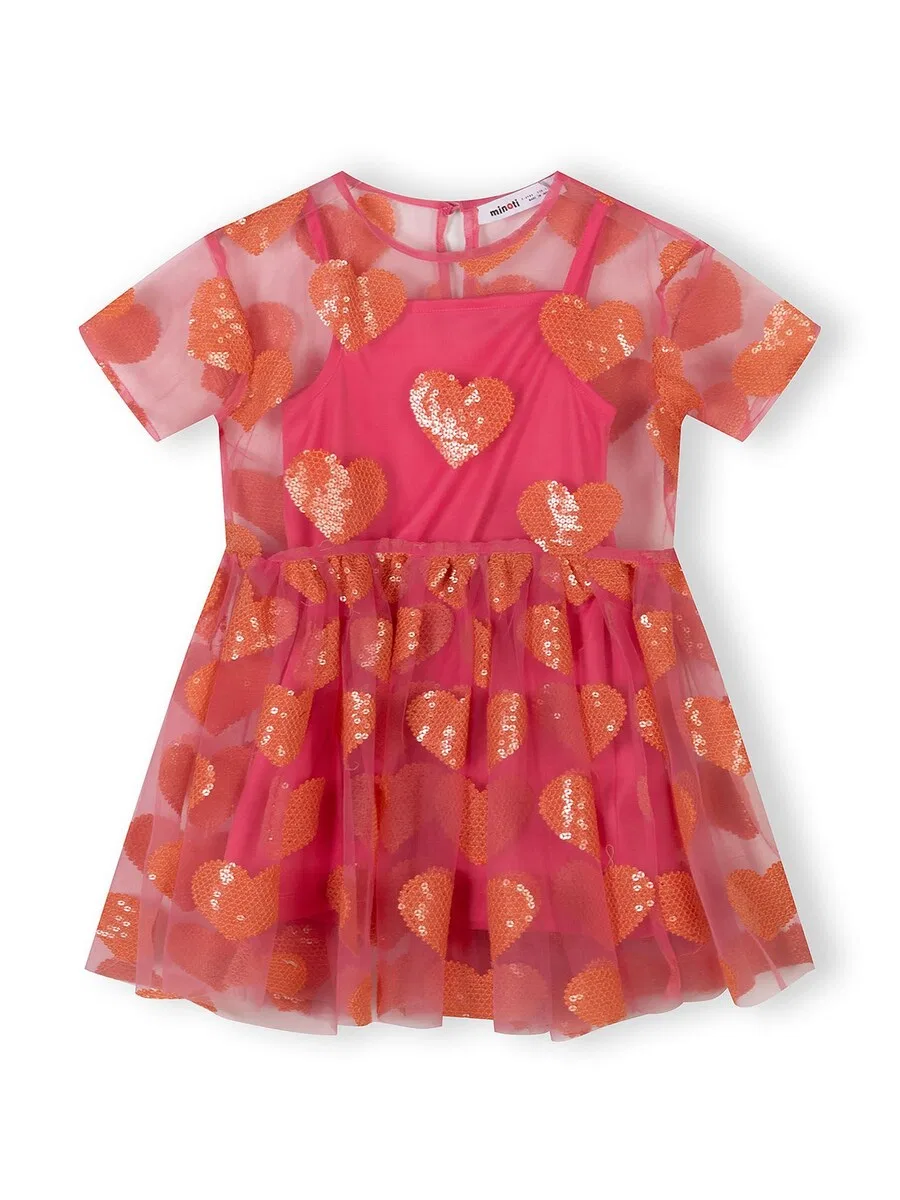 Платье MINOTI розового цвета