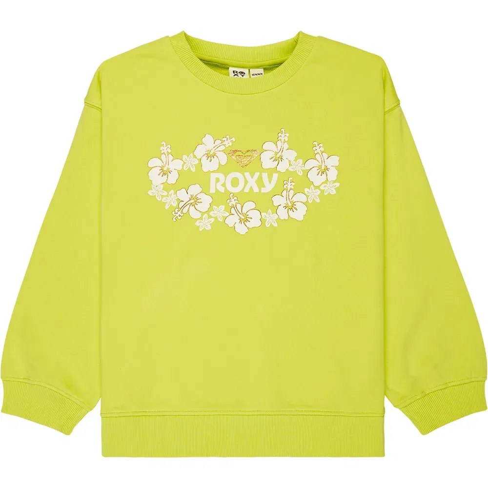 Свитшот Roxy Morning Hike Terry Rg, зеленый