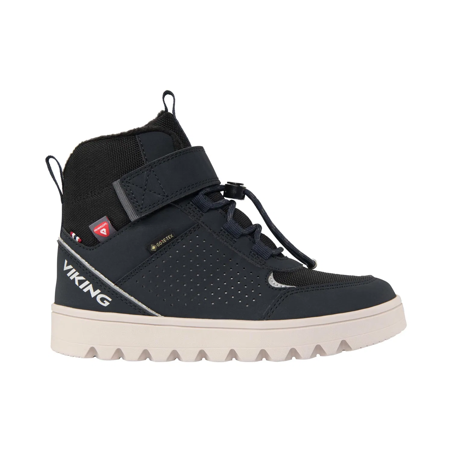 Детские снежные ботинки для мальчиков Fleek Warm Gtx 1v Sl Viking, Black Charcoal