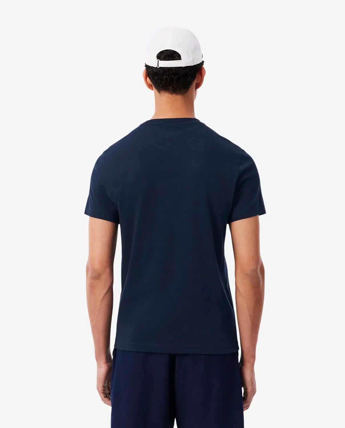Мужская спортивная футболка с принтом Lacoste, Azul Oscuro — фото 2