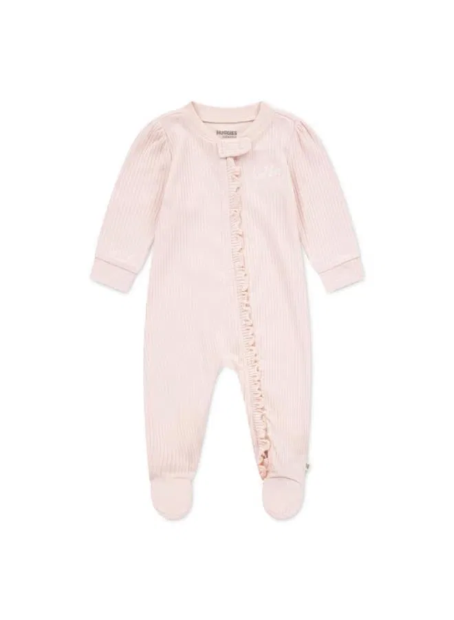 Комбинезон с закрытыми ножками Huggies, персиковый