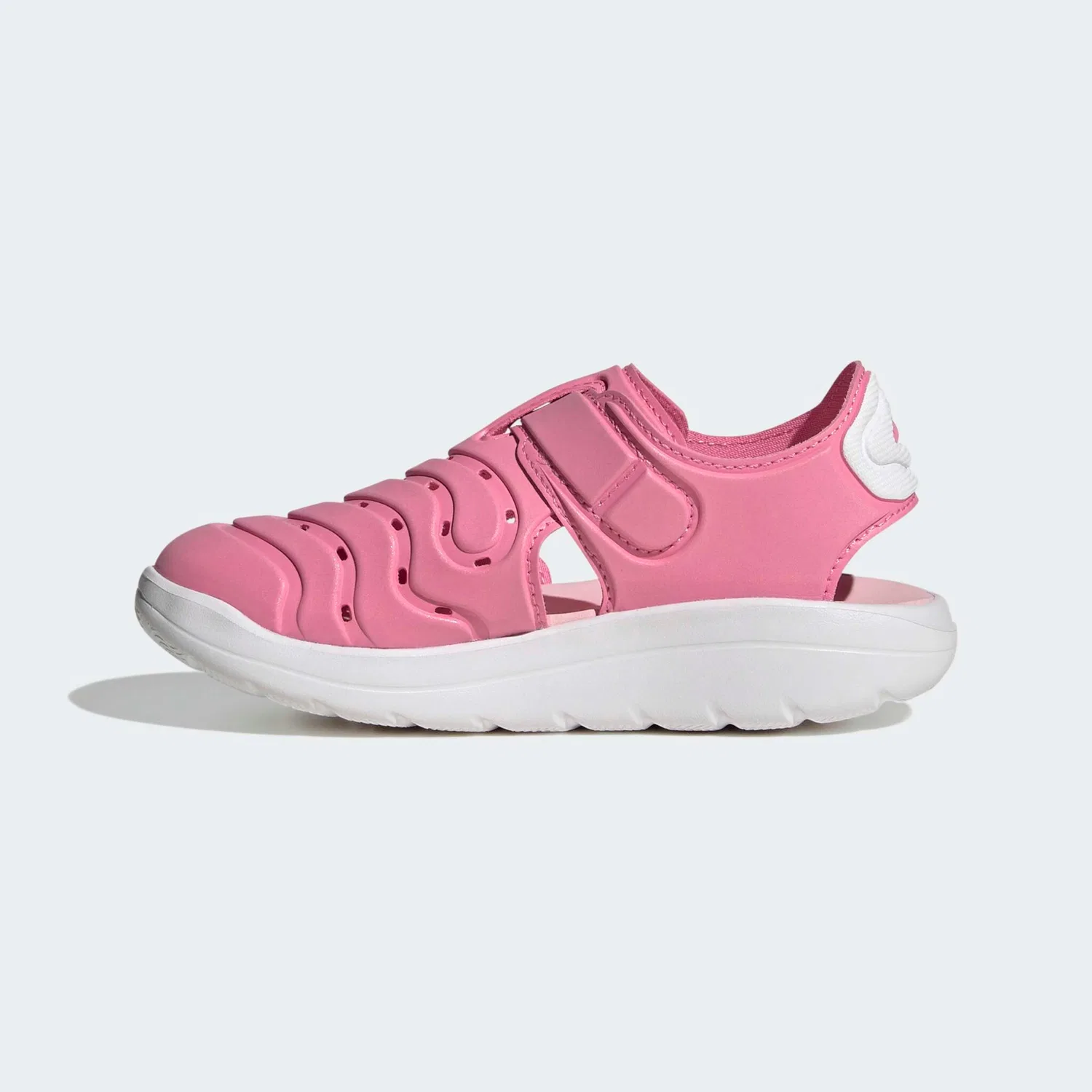 Детские сандалии для воды с липучкой Adidas Sportswear, Bliss Pink/White — фото 3