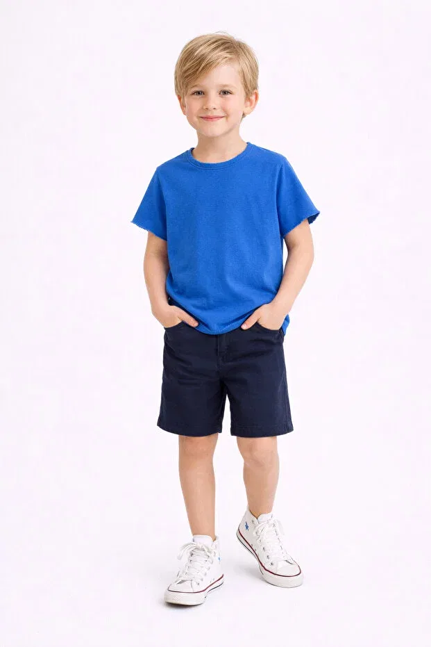 Детский комплект футболок с принтом Basic 5 шт Difa Kids, Multicolor — фото 2