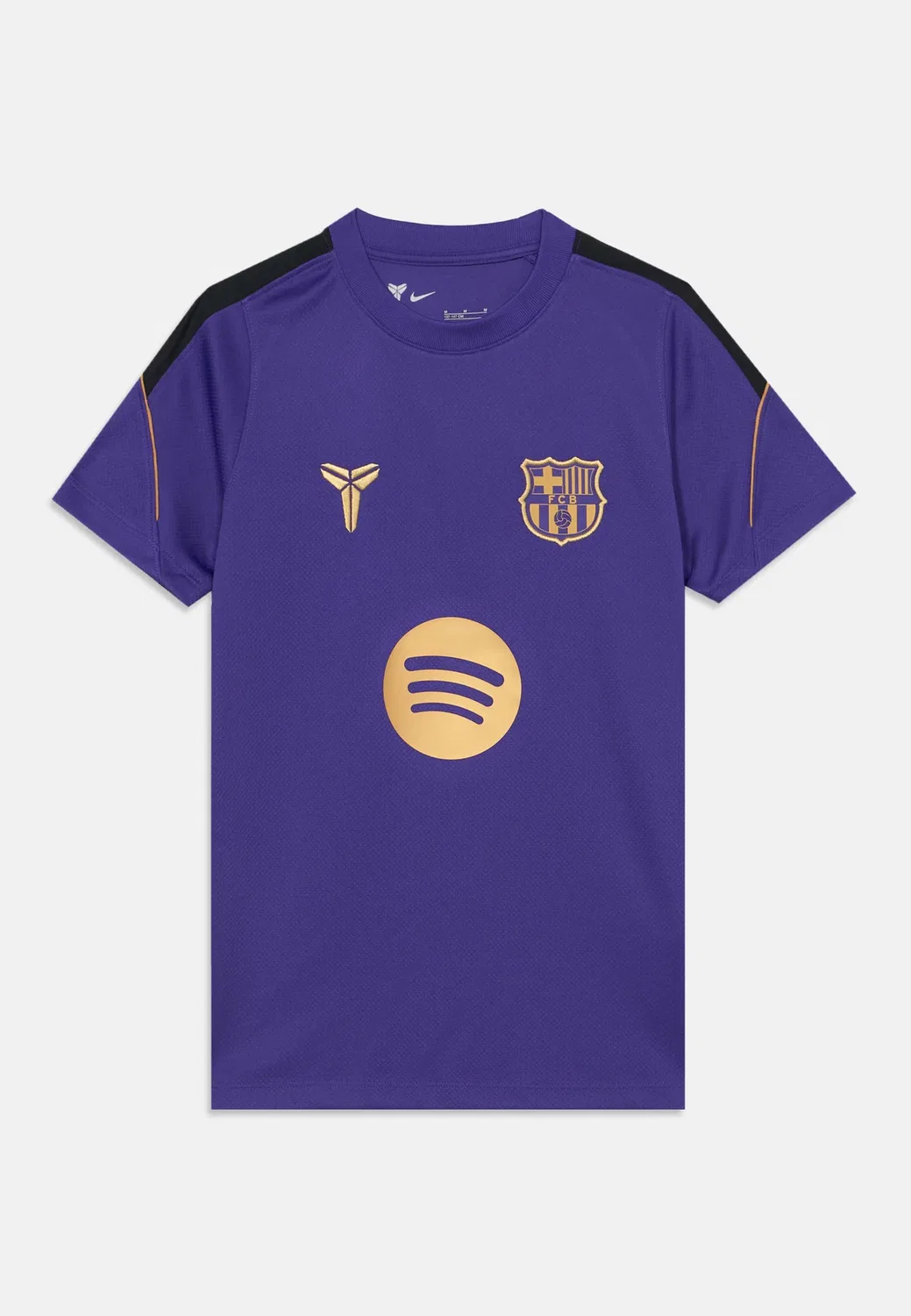 Футболка унисекс с надписью "ФК Барселона забивает гол" Nike Performance, Field Purple/Elemental Gold-Coloured/Black/Metallic Gold-Coloured