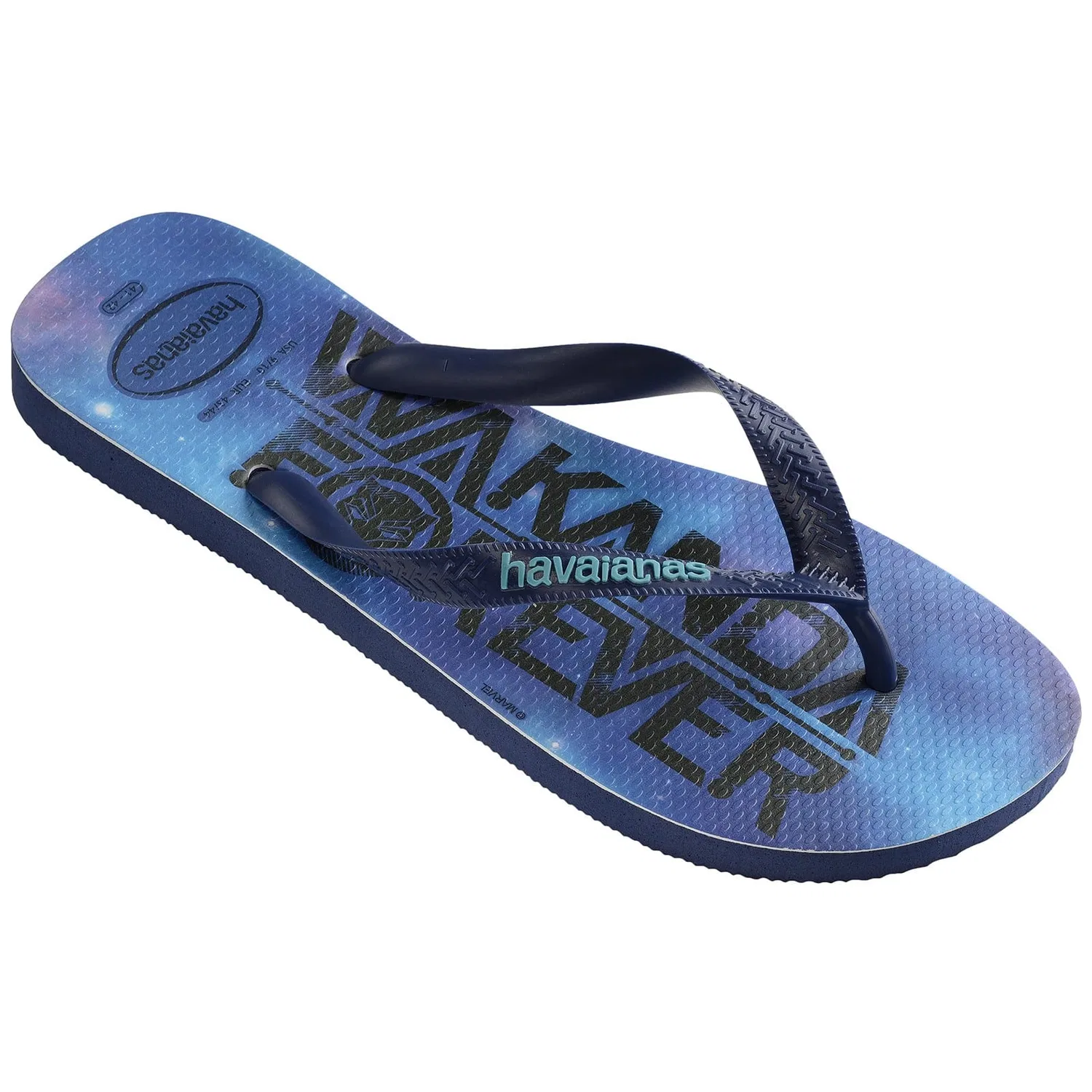 Шлепанцы Marvel Kinder Flip-Flops Havaianas, синий — фото 3