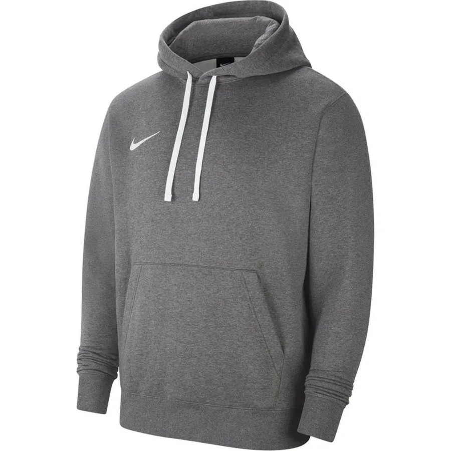Мужская худи с капюшоном из флиса Park Hoodie Nike, Серый — фото 4