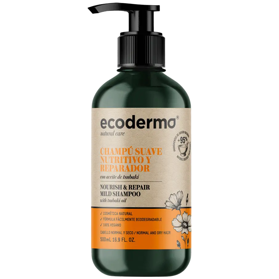 

Ecoderma восстанавливающий и питающий шампунь для волос, 500 мл