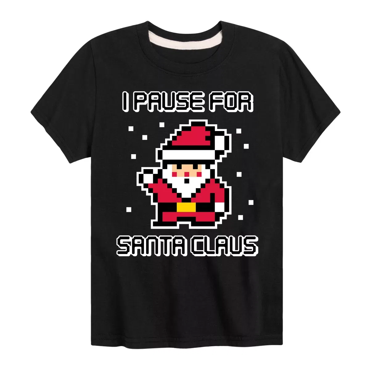 Детская футболка с принтом I Pause for Santa Claus Instant Message, Royal Blue