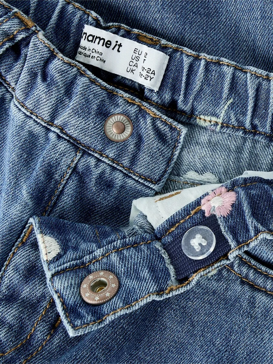 Джинсы NAME IT Regular Jeans 'NMFBella' синего цвета — фото 4
