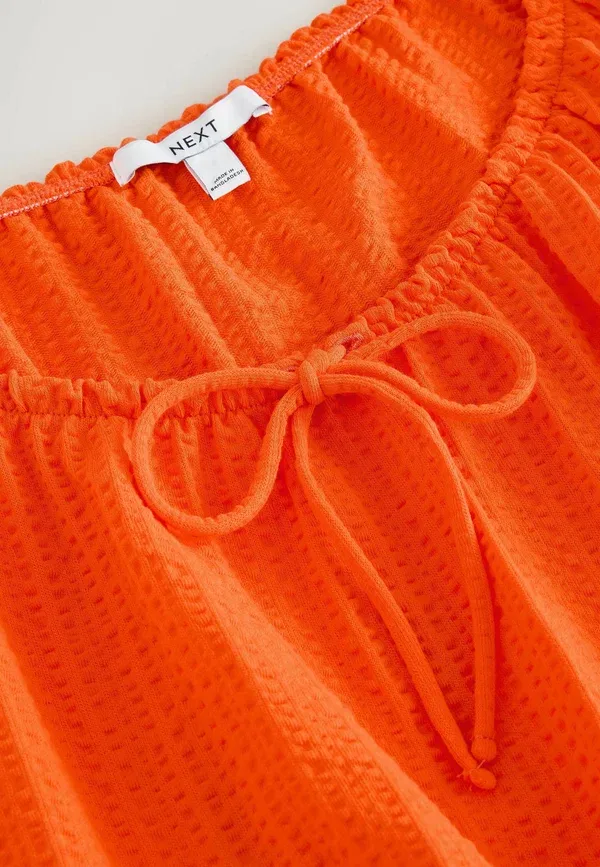 Блузка хлопковая Petite fit Next, Orange, оранжевый — фото 3